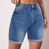 RAPHAELLE™ - Stretch-Fit Bermuda Jean Short