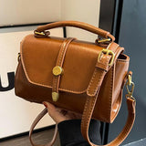AVANLIE™ - Trendy Contrast Stitching Small Square Shoulder Bag