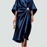 Lona™ Elegant Long Satin Dress