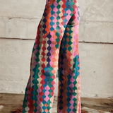 BETH™ - Vibrant Boho Wide-Leg Pants