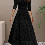 Nicola™ Elegant Velvet Dress