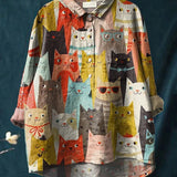 SHEENA™ - Cat Art Shirt