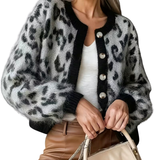 MARIZA™ – Sophisticated Leopard Print Cardigan