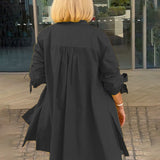 CÉLINA™ - Classy Long Shirt Jacket