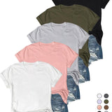 OLIVE™ - Casual Short Sleeve Tee (Pack of 5)