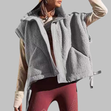 RAY™ - Comfy Warm Fleece Sleeveless Button Down Vest
