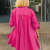CÉLINA™ - Classy Long Shirt Jacket