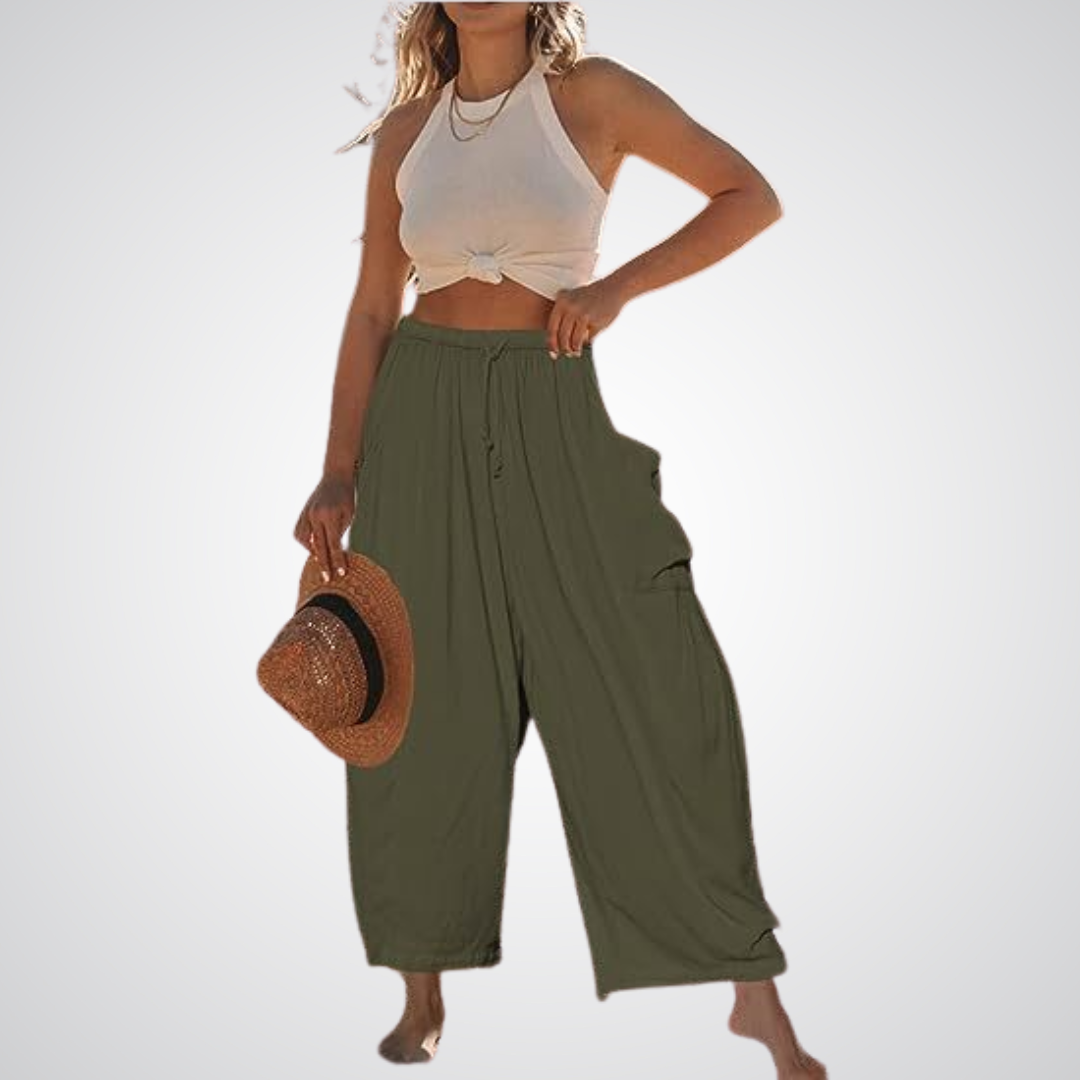 LYNNA™ – Wide-Leg Comfort Pants
