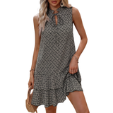 NAOMI™ – Bohemian Printed Strappy Midi Dress