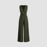 MARLOWE™ – Elegant Ruched Casual Jumpsuit