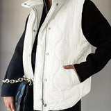 DARCY™ - Chic Lightweight Button-Up Puffer Vest