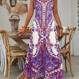 PUGAR™ - Chic Summer Sleeveless Strap Maxi Dress