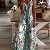 ROSARIO™ - Chic Summer Sleeveless Strap Maxi Dress