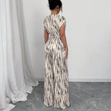 KENDI™ - Classy Wide-Leg Oblique Strap Jumpsuit