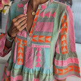 THALIE™ - Vibrant Boho Dress