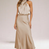 ELARA™ - Elegant Satin Evening Dress