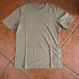 T-shirt de manga curta castanha
