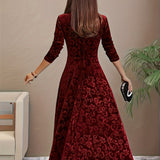 Nicola™ Elegant Velvet Dress