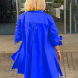 CÉLINA™ - Classy Long Shirt Jacket