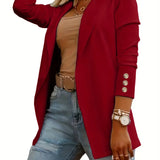 EMMA™ - Chic Open Front Jacket