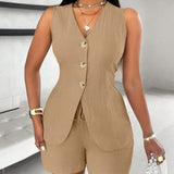 CHELENA™ – Chic Summer Vest and Shorts Set